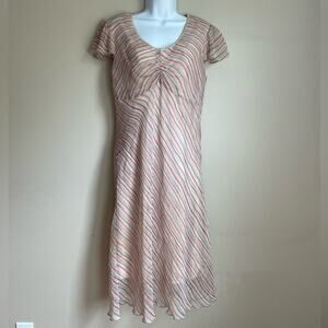Sangria Empire Waist Y2K Midi Dress Women's Size 10
